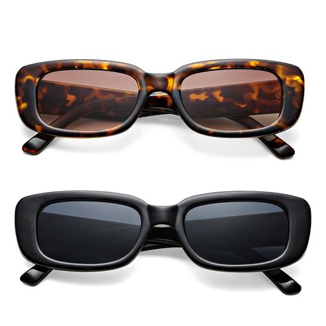 small rectangular sunglasses